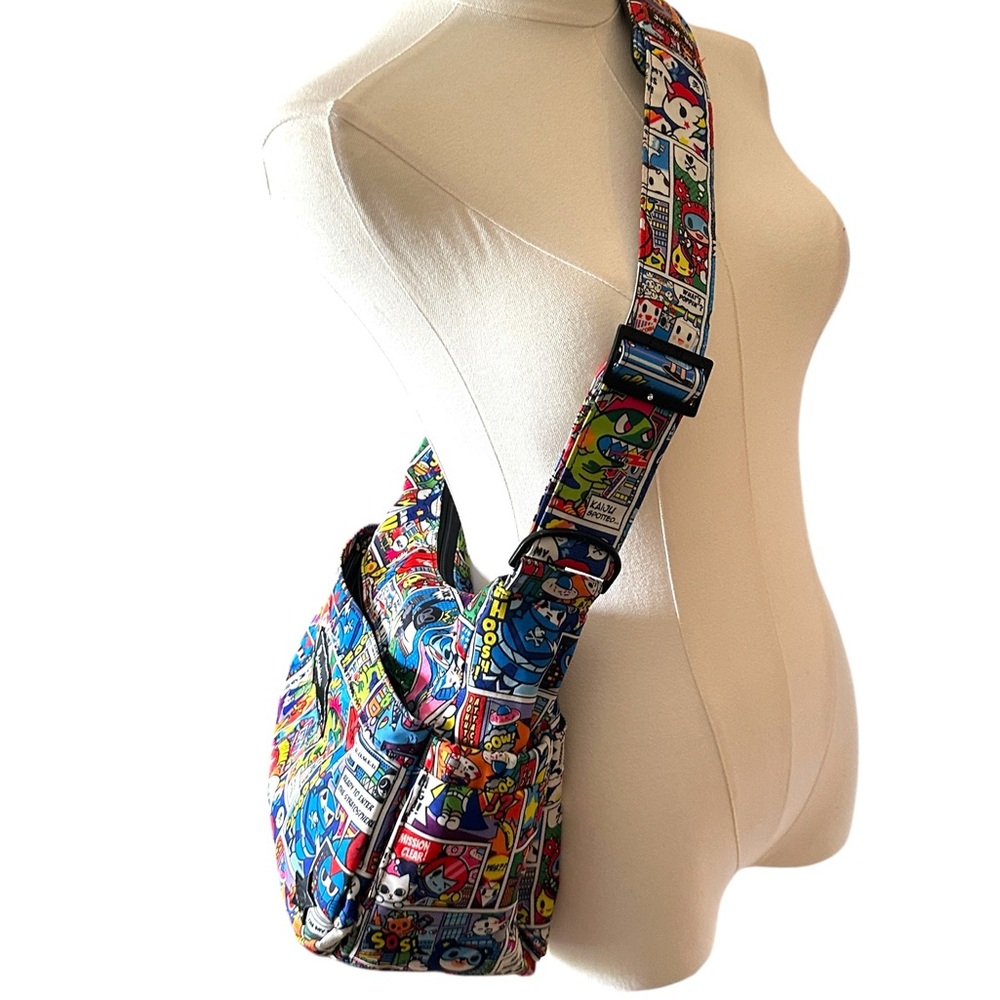 Tokidoki x Ju-Ju-Be Comic Print Backpack Colorful Kawaii Bag